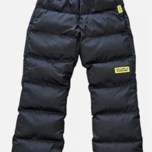 Black Puffer Pants